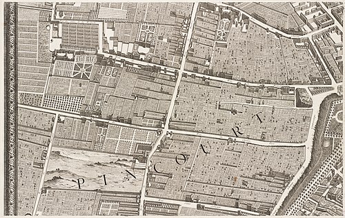 Turgot map of Paris, sheet 5
