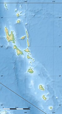 TAH is located in Vanuatu