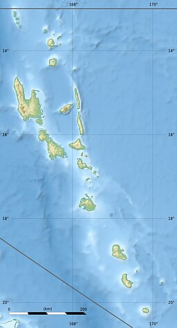 Location in Vanuatu