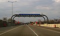 The open road tolling lanes at the West 163rd Street toll plaza, on the Tri-State Tollway near Markham, Illinois, United States