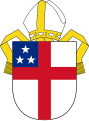 Coat of arms of the Anglican Diocese of Wellington[66][67]