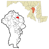 Location of Green Haven, Maryland