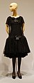Black lace babydoll dress (1958). Philadelphia Museum of Art.