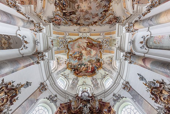 Ottobeuren Basilica, Ottobeuren, Germany.