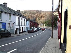 The R639 road through Glanmire