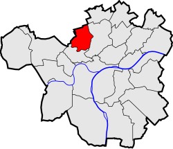 Location of Saint-Marc in Namur