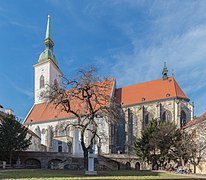 St Martin's Cathedral in Bratislava, now Slovakia (14th - 15th century)