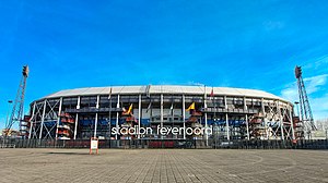 Das Stadion Feijenoord im Dezember 2021