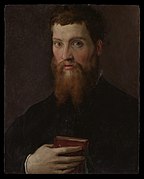 Portrait of Carlo Rimbotti, 1548, oil on wood, Metropolitan Museum of Art