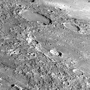 Another oblique view from MESSENGER with Haydn at right