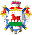 Prince Józef Antoni Poniatowski coat of arms as Marshal of France