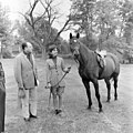 Kennedy with Khan and horse Sardar September 1962