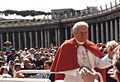 Papst Johannes Paul II. am 22.04.1987