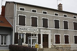 The town hall and school in Jonville-en-Woëvre