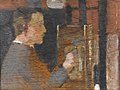 James Guthrie At His Easel by Joseph Crawhall, 1885.