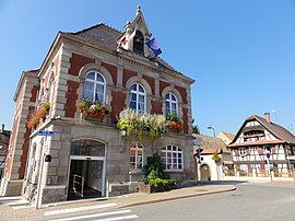 The town hall in Lampertheim