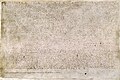British Library Cotton MS Augustus II.106 – eines von vier erhaltenen Originalexemplaren der Magna Carta von 1215