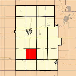Location in Dickinson County