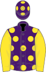 Purple, yellow spots and sleeves