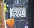 Poganek tunnel sign