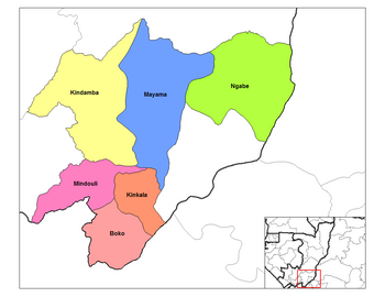 Ngabe District in the department