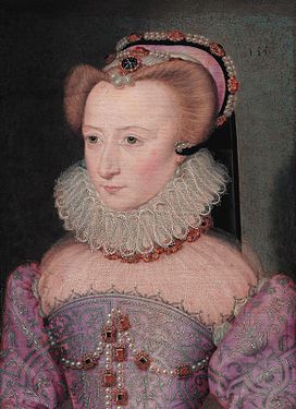Portrait of a lady, traditionally identified as Louise de Lorraine (1553-1601)