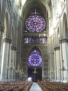 West rose window of Reims Cathedral (1252–1275)