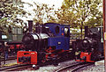 Zwei betriebsfähige Schmalspur- Dampflokomotiven des DDM