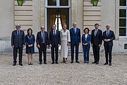 Secretary Blinken participates in a U.S.-EU Trade and Technology Council working dinner in Paris, France, May 2022