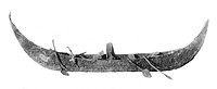 Silver model of a boat, tomb PG 789, 2600-2500 BCE