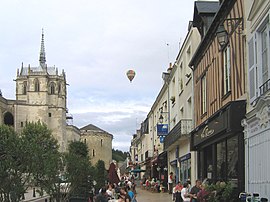 Amboise, street near the castle