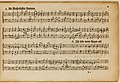 Vol. 1 (1765), p. 3, containing BWV 267 by J. S. Bach and BWV Anh. 203 by D. Vetter.[32]