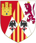 Former arms of Alonso of Aragon