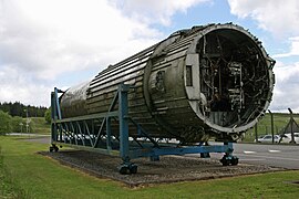 Mid-section outer shell, at the RAF Spadeadam near Brampton, England.