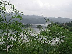 Bukhan river flowing through Gapyeong.