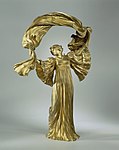 Art Nouveau dancer figure; circa 1900; ormolu; height: 40 cm; Rijksmuseum