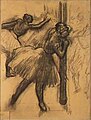 Tänzerin an einer Säule lehnend von Edgar Degas, 1895/1898