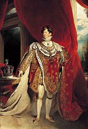 King George IV's Coronation Portrait 1821