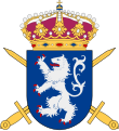 Coat of the arms of the Halland Regiment (I 16/Fo 31) 1994–2000 and the Halland Group (Hallandsgruppen) 2000–present.