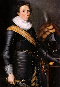 Christian the Younger of Brunswick wearing cuirassier armour (1620)