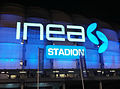 Leuchtzeichen des INEA Stadions