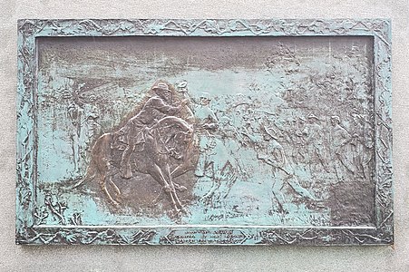 Bas-relief depicting the Battle of Spotsylvania Court House