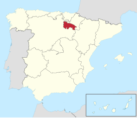 Map of La Rioja