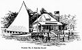 Clubhouse "Station No. 5" of the New York Yacht Club c. 1894 at Shelter Island, NY