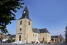 The church in Saint-Laurent