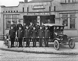 Seattle, Washington police in 1921