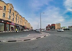 Shops along Umm Salal Ali Road in Umm Salal Ali