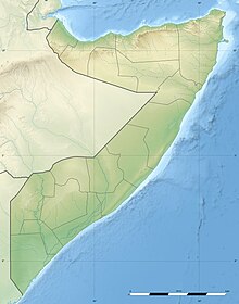 Reliefkarte: Somalia
