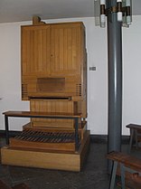 organ in the lower church