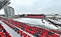 Snowy stadium in 2023